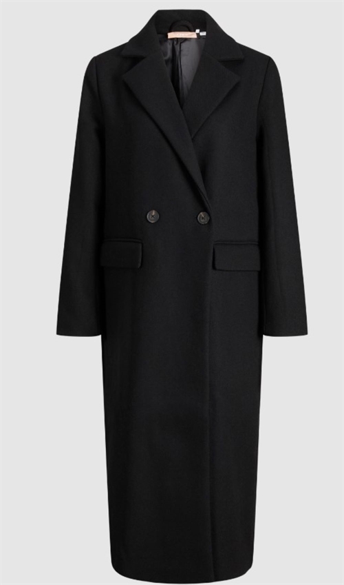 JJXX JXELISA LONG WOOL BLEND COAT BLACK